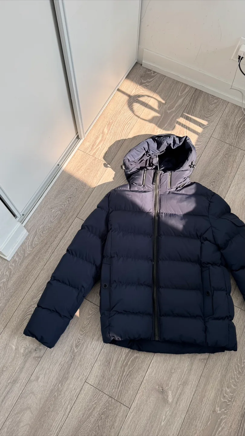 Point Zero Navy Puffer Jacket thumbnail