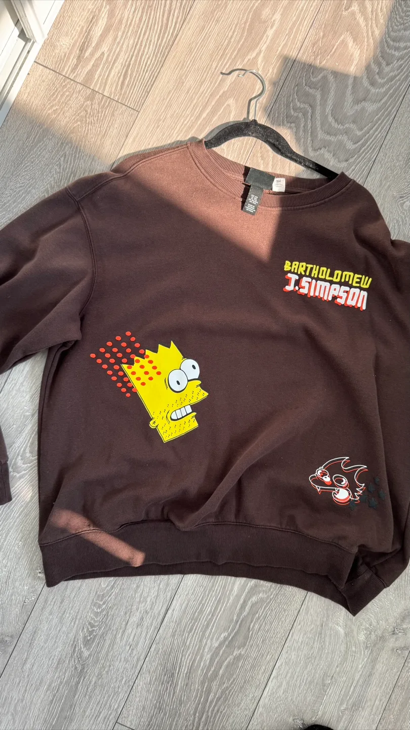 The Simpsons Brown Crewneck thumbnail