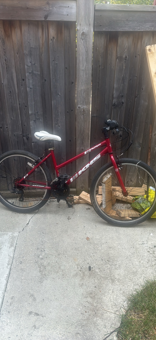 Red bike