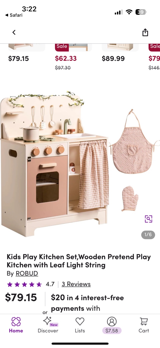 Kids kitchen set