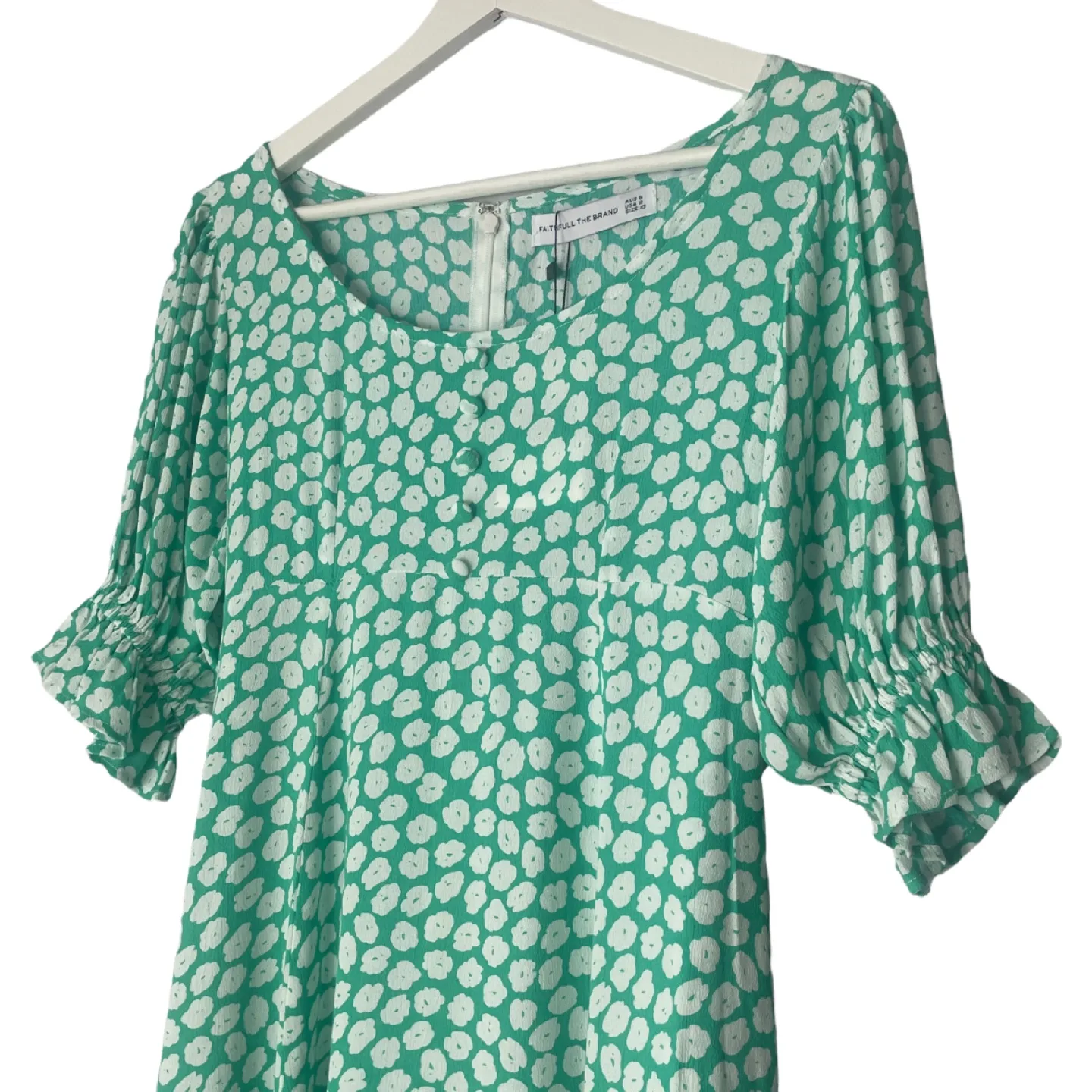 Faithfull The Brand La Barben Mini Dress Floral Size 2 or XS image indicator(4)