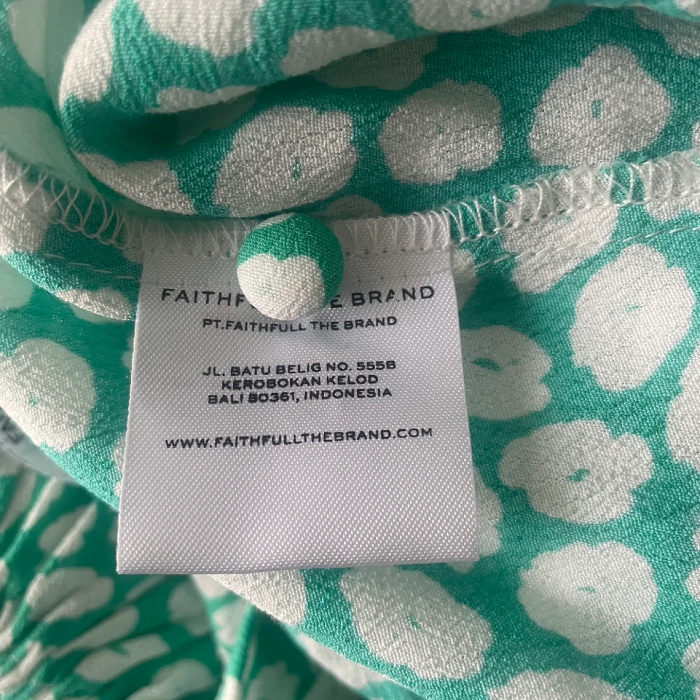 Faithfull The Brand La Barben Mini Dress Floral Size 2 or XS image indicator(9)