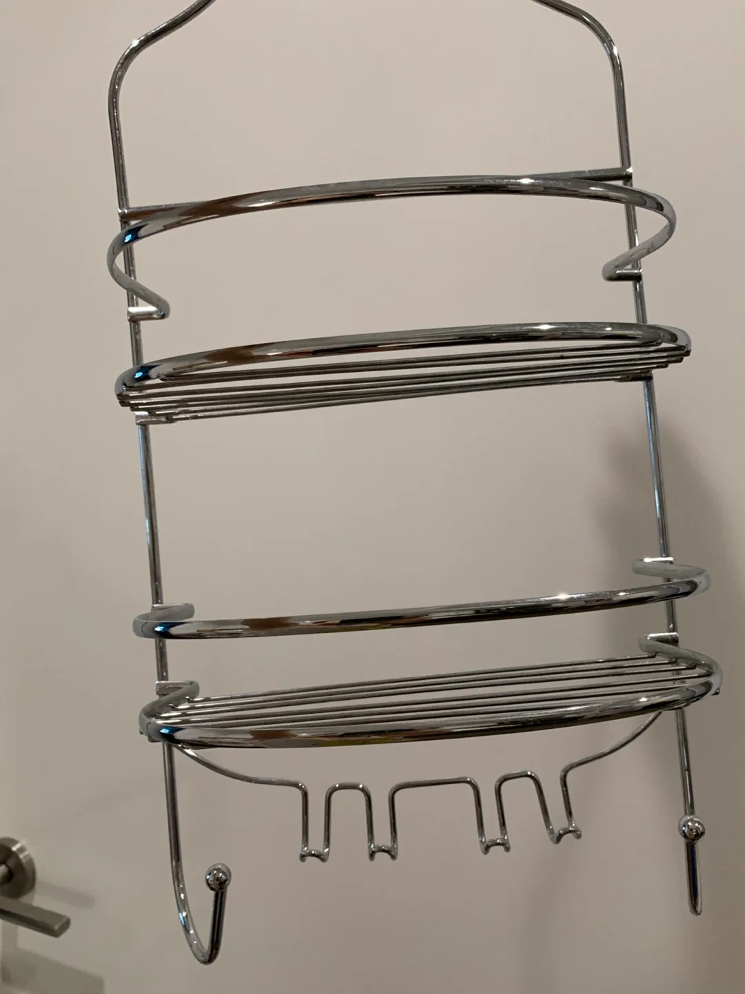 Chrome Over-the-Shower Caddy image indicator(2)