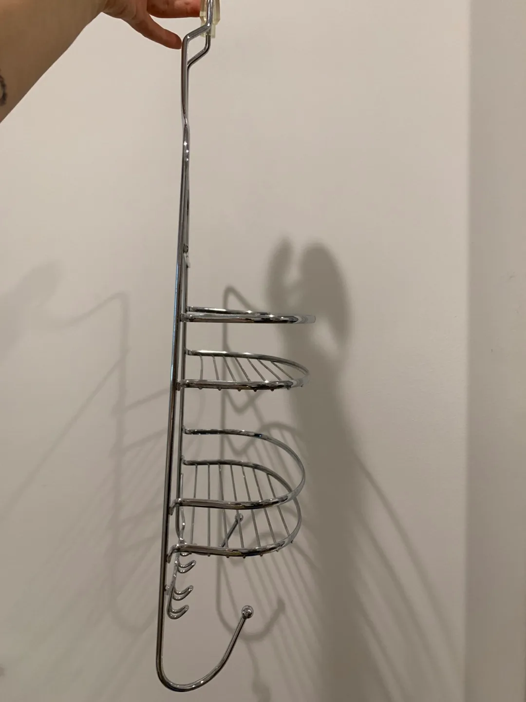 Chrome Over-the-Shower Caddy image indicator(3)