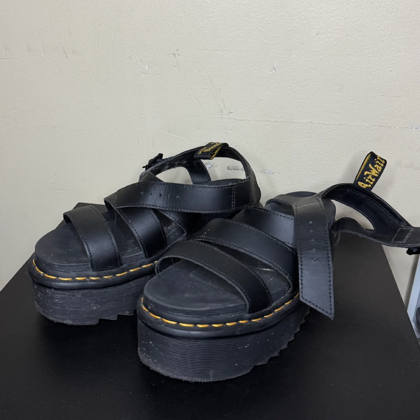 Doc martens blaire quad platform sandal thumbnail