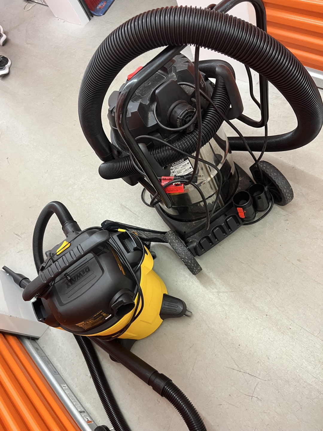 Shop-Vac & DeWalt Wet/Dry Vacuums