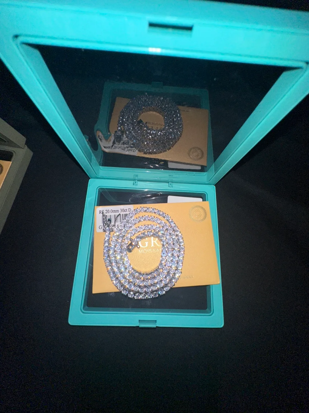 GRA Moissanite Diamond Tennis Necklace & Bracelet Set thumbnail