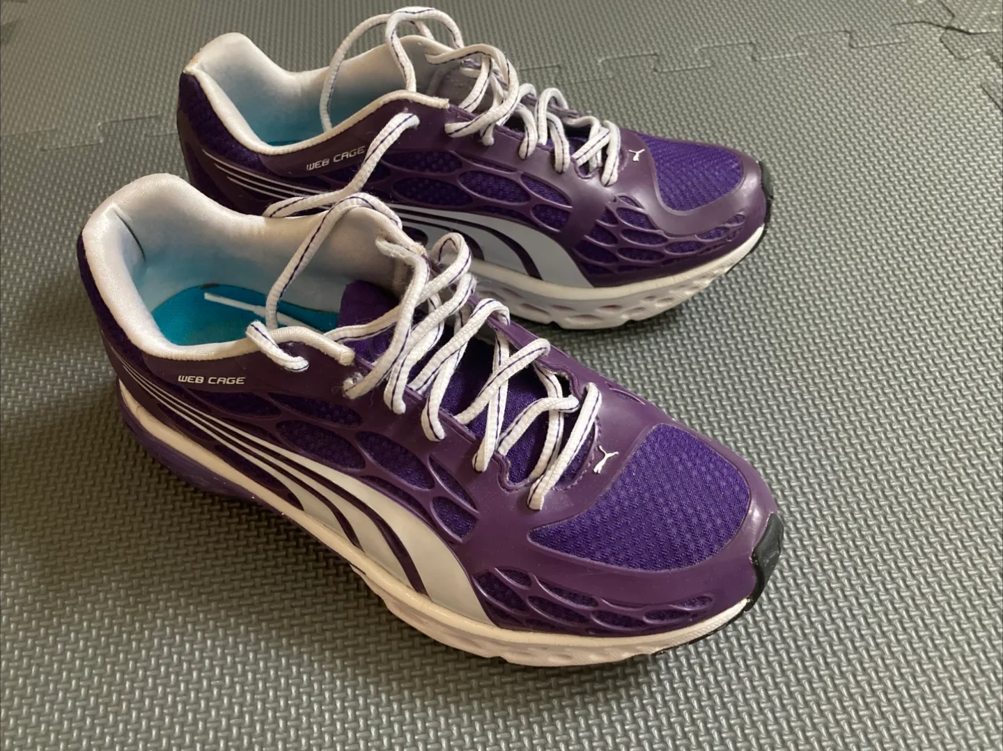 Puma Web Cage Running Shoes - Purple thumbnail