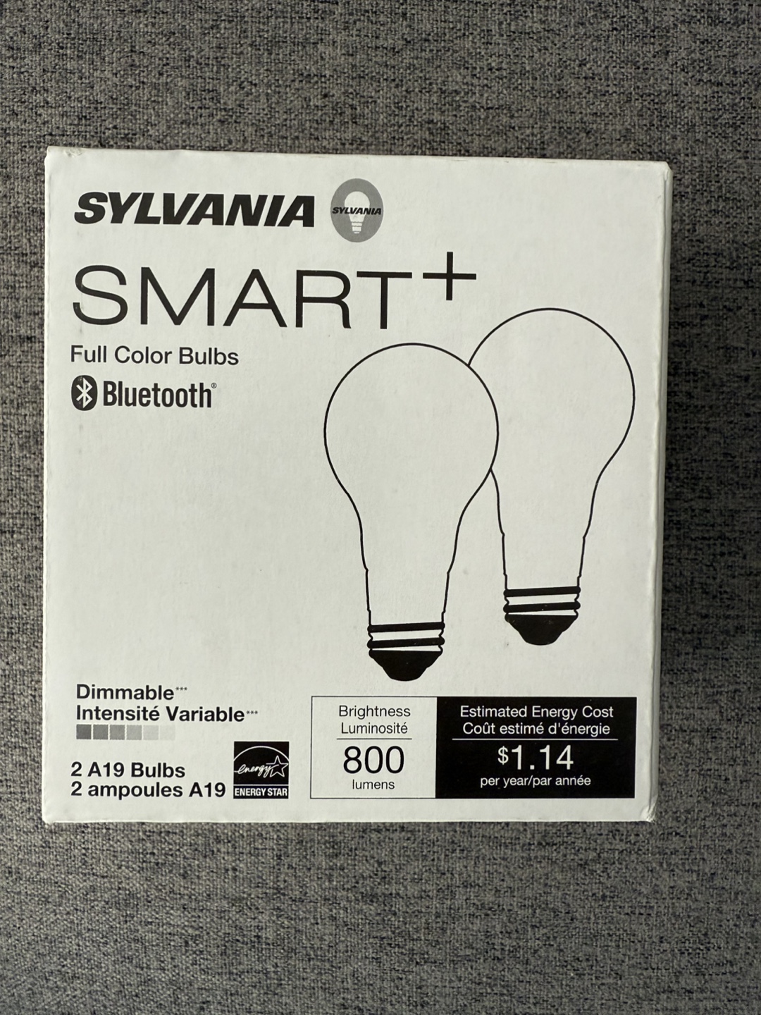 Sylvania Smart+ Bluetooth Full Color Bulbs 2-Pack