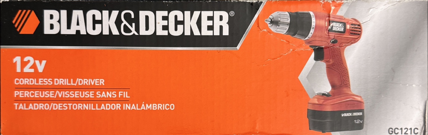 Black & Decker 12V Cordless Drill/Driver - GC121C - photo 4