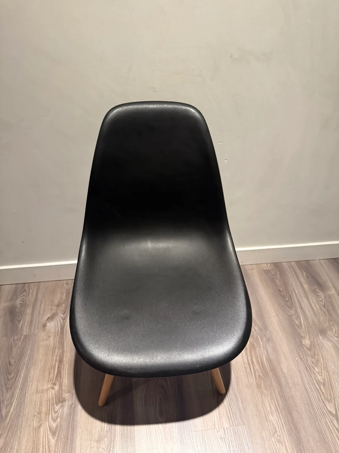 Black Eames Style Dining Chair thumbnail
