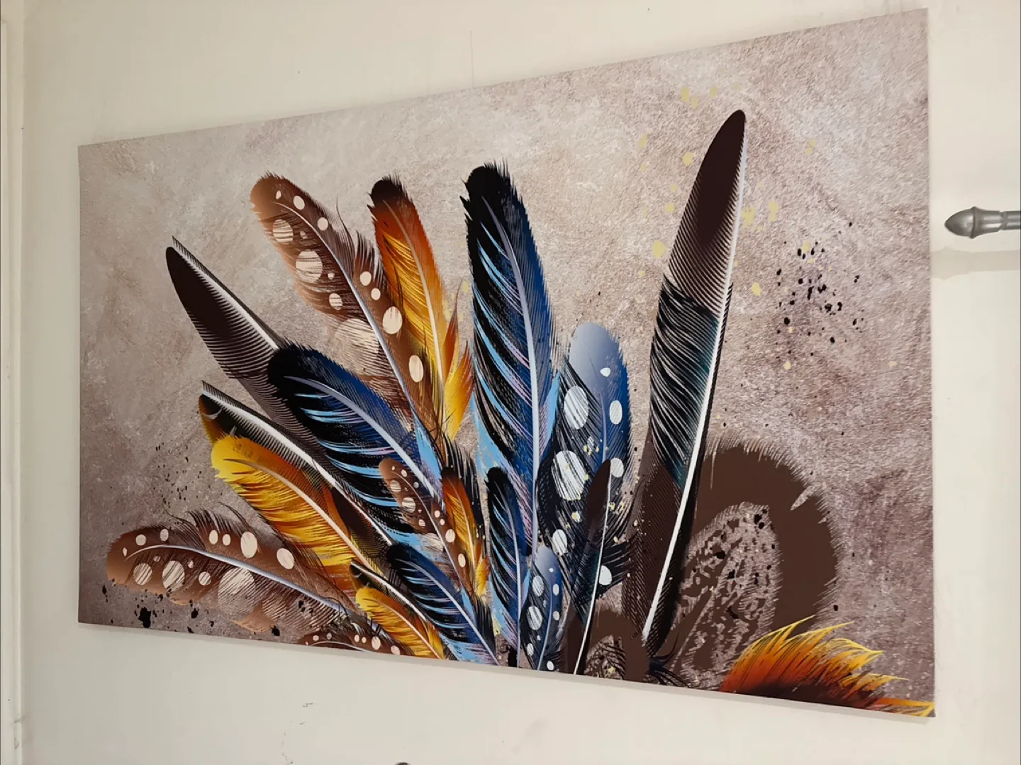 Feather Wall Art Canvas thumbnail