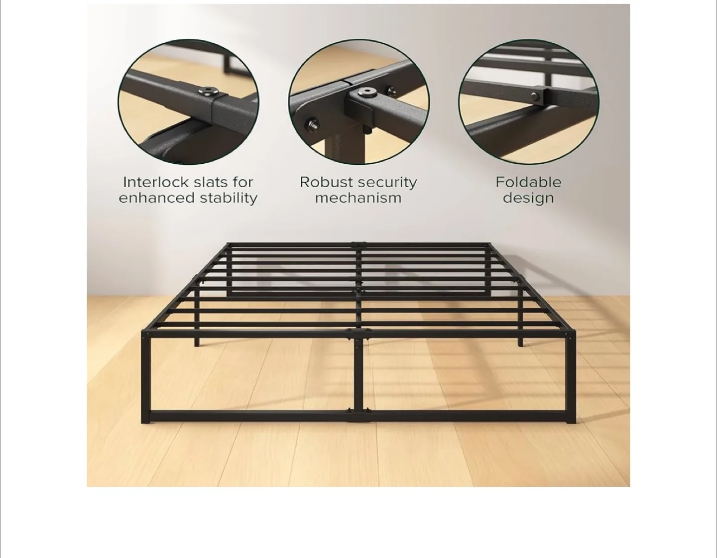 Metal Platform Bed Frame - Full Size image indicator(2)