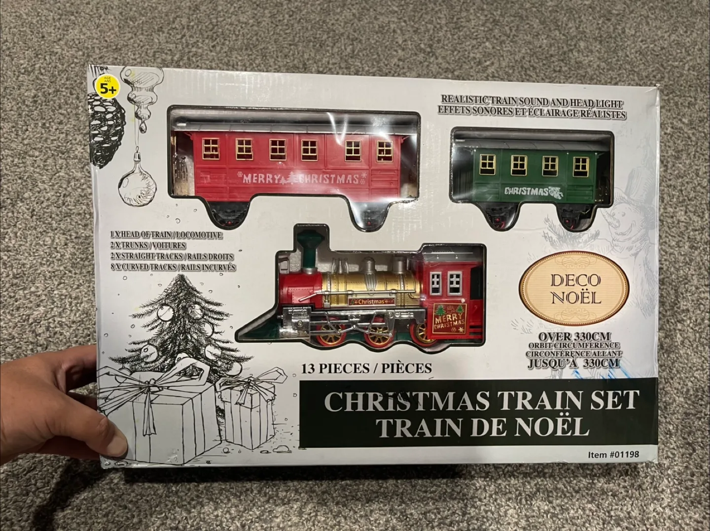 Christmas Train Set - 13 Pieces thumbnail