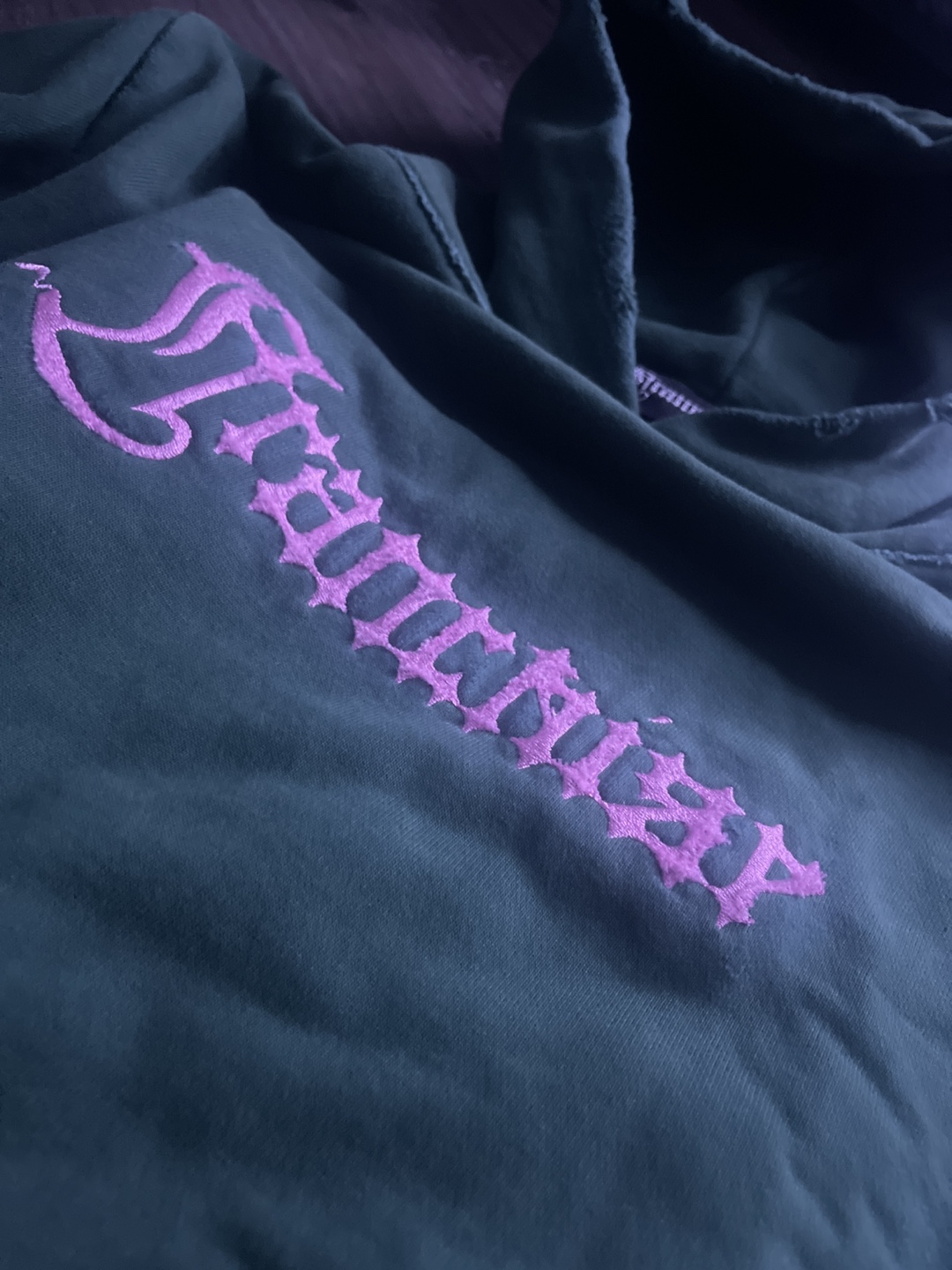 Green Distressed Streetwear Franchise Hoodie - photo 3