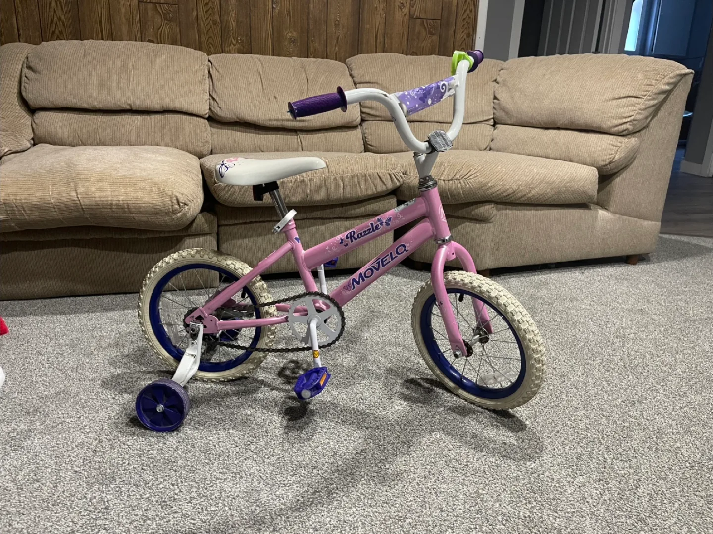 Movelo Razzle Kids Bike - Pink thumbnail