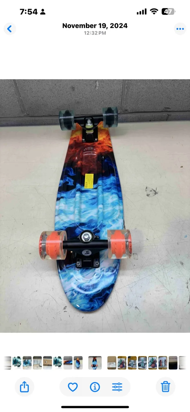 27” Skateboard Complete Street Retro Cruiser image indicator(3)