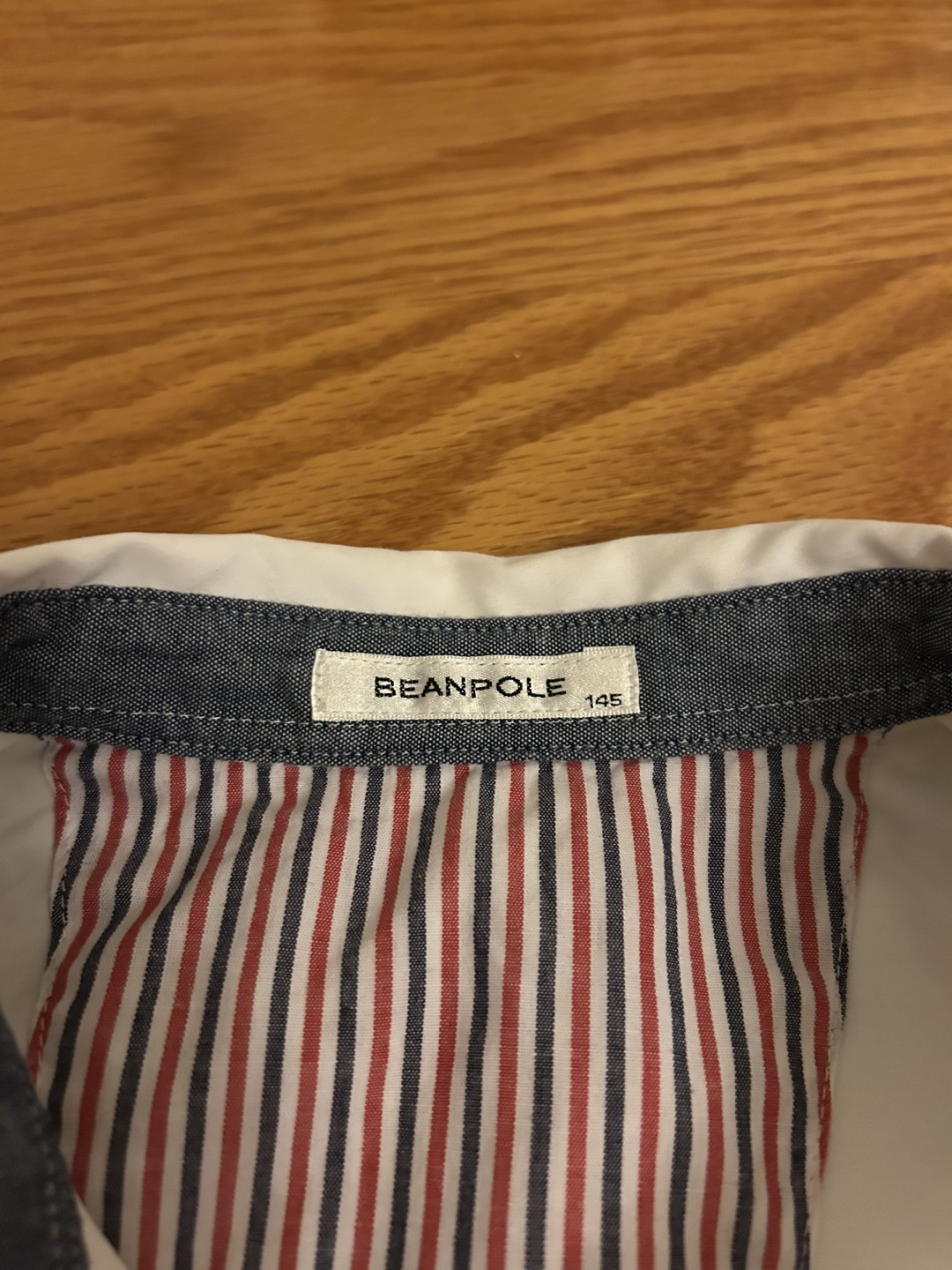 BEANPOLE Kids Short Sleeve White Dress Shirt - Size 145 - photo 2