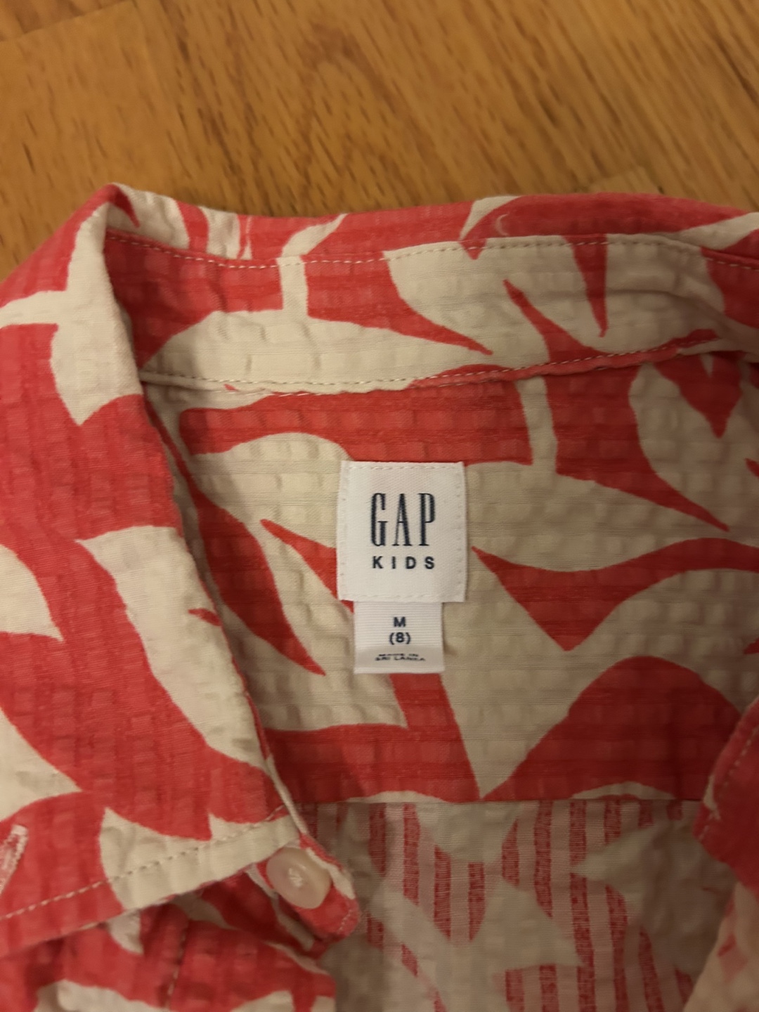 GAP Kids M(8) Floral Shirt - Great Condition! - photo 2