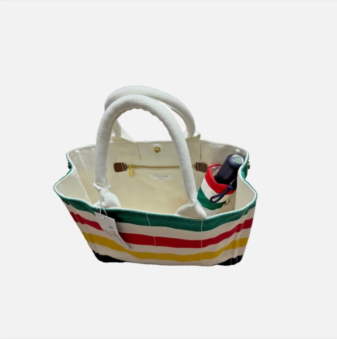 Limited edition Striped Hudsons Bay Bag ( large size) image indicator(2)