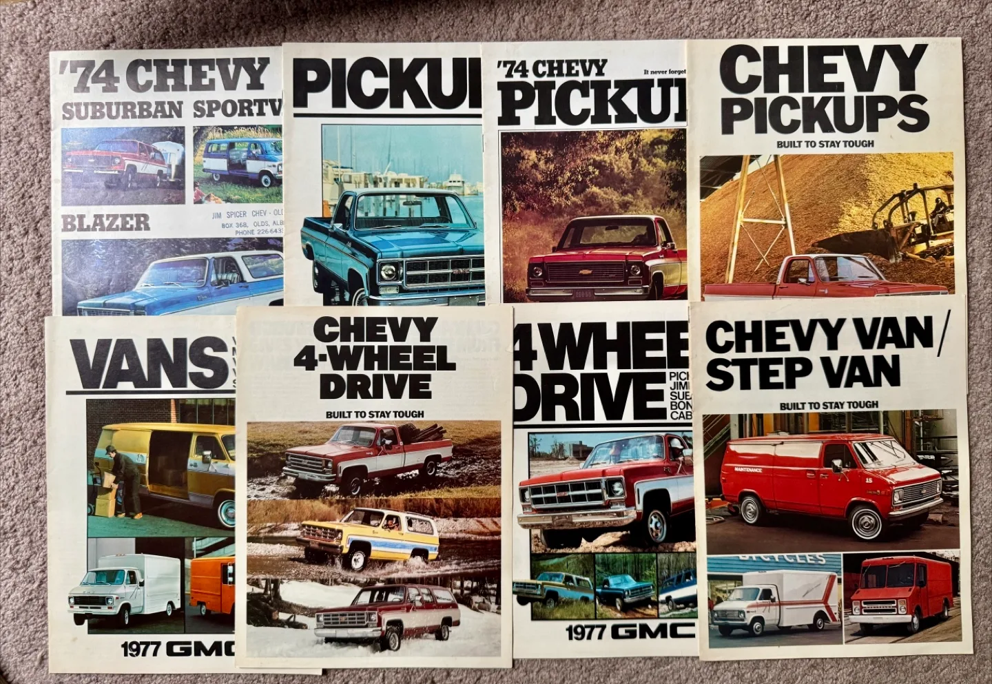 Vintage Chevy & GMC Truck/Van Brochures thumbnail