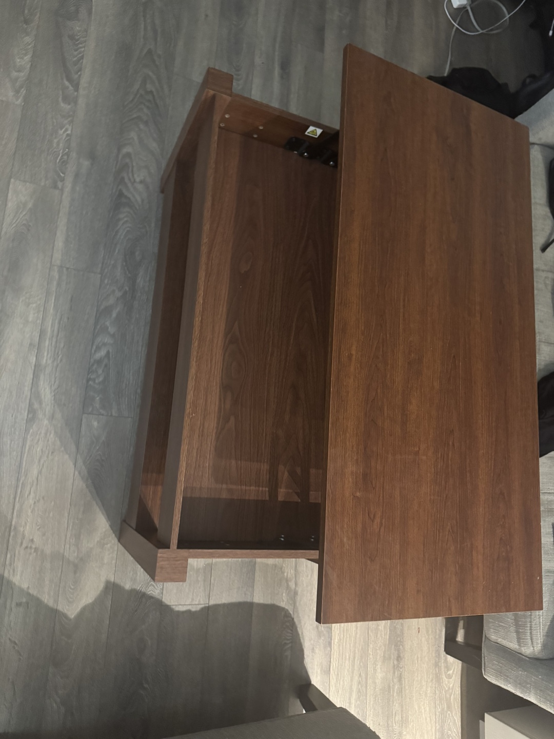 Lift Top Wood Coffee Table - photo 2