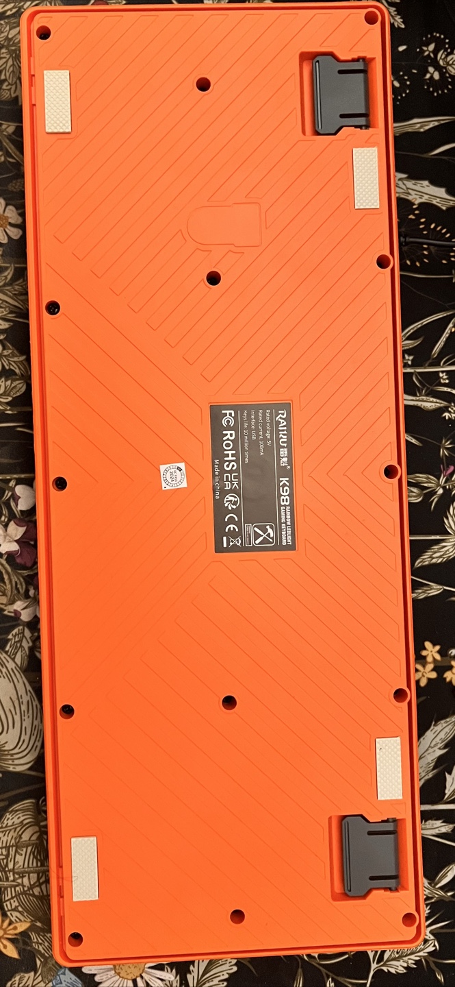 RAIKU K98 Rainbow LED Light Gaming Keyboard - photo 2