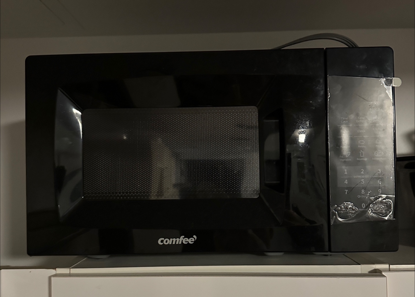 Comfee Black Microwave for $30