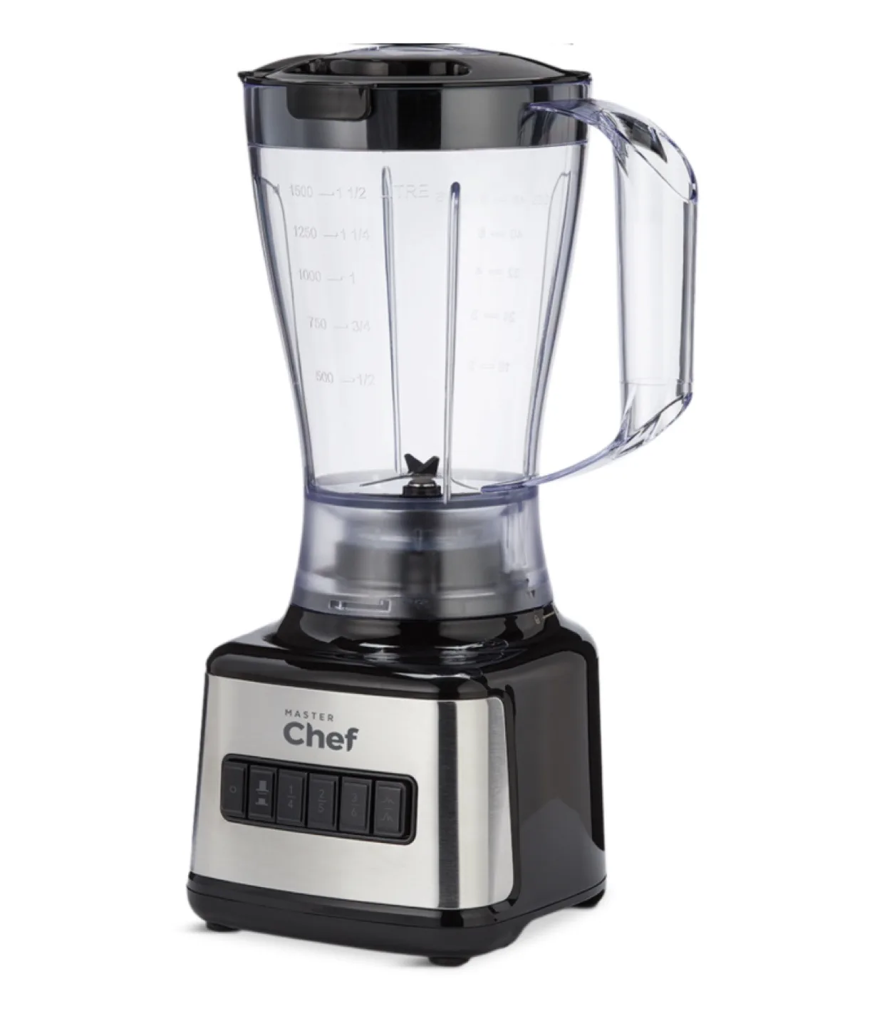 MASTER Chef Basic 8-Speed Blender, Stainless Steel, 500W thumbnail