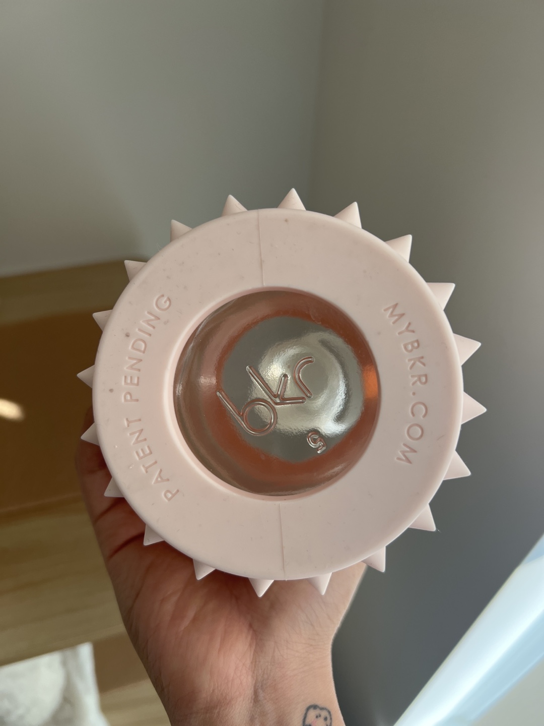 BKR Spiked Water Bottle - Pale Pink - photo 2