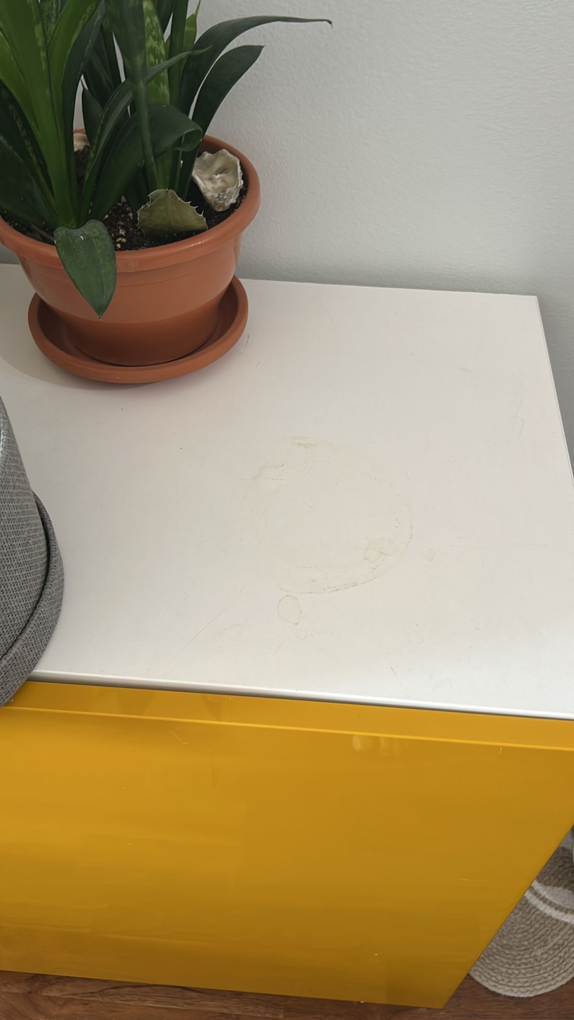 IKEA Cabinet - White & Yellow - photo 3
