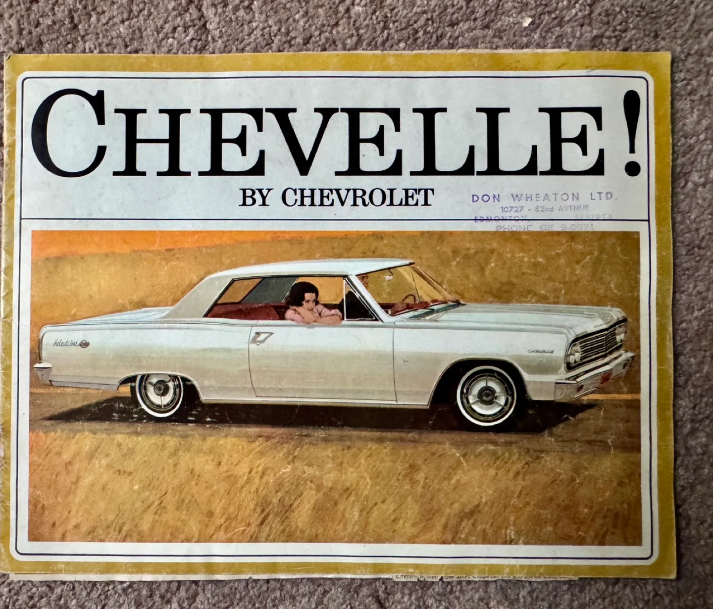 Vintage 1965 Chevelle Malibu Brochure thumbnail