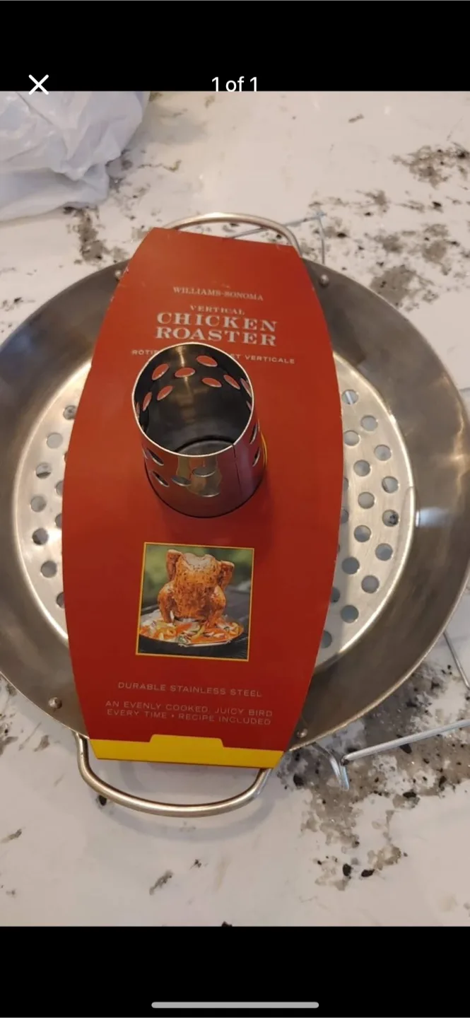 William Sanoma Stainless steel Rotisserie chicken thumbnail