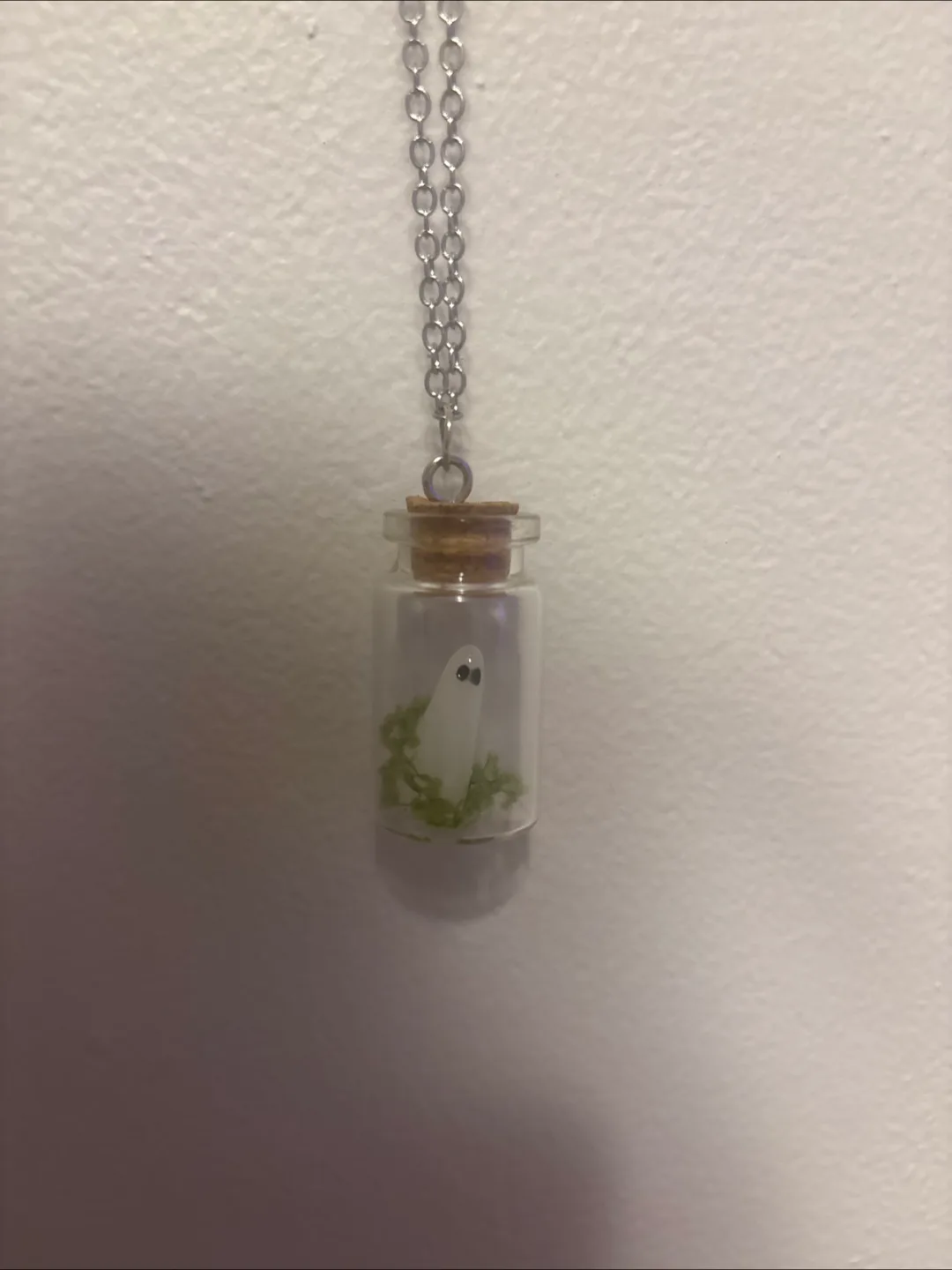 Ghost in a Bottle Necklace