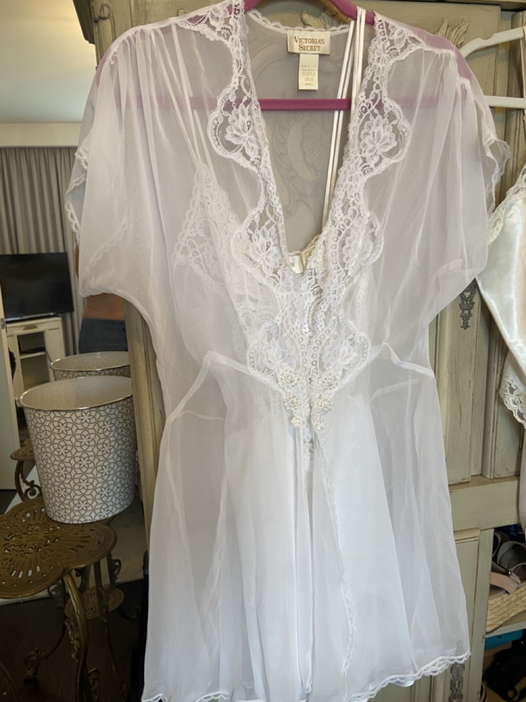 Victoria's Secret White Lingerie - Size Small - photo 5