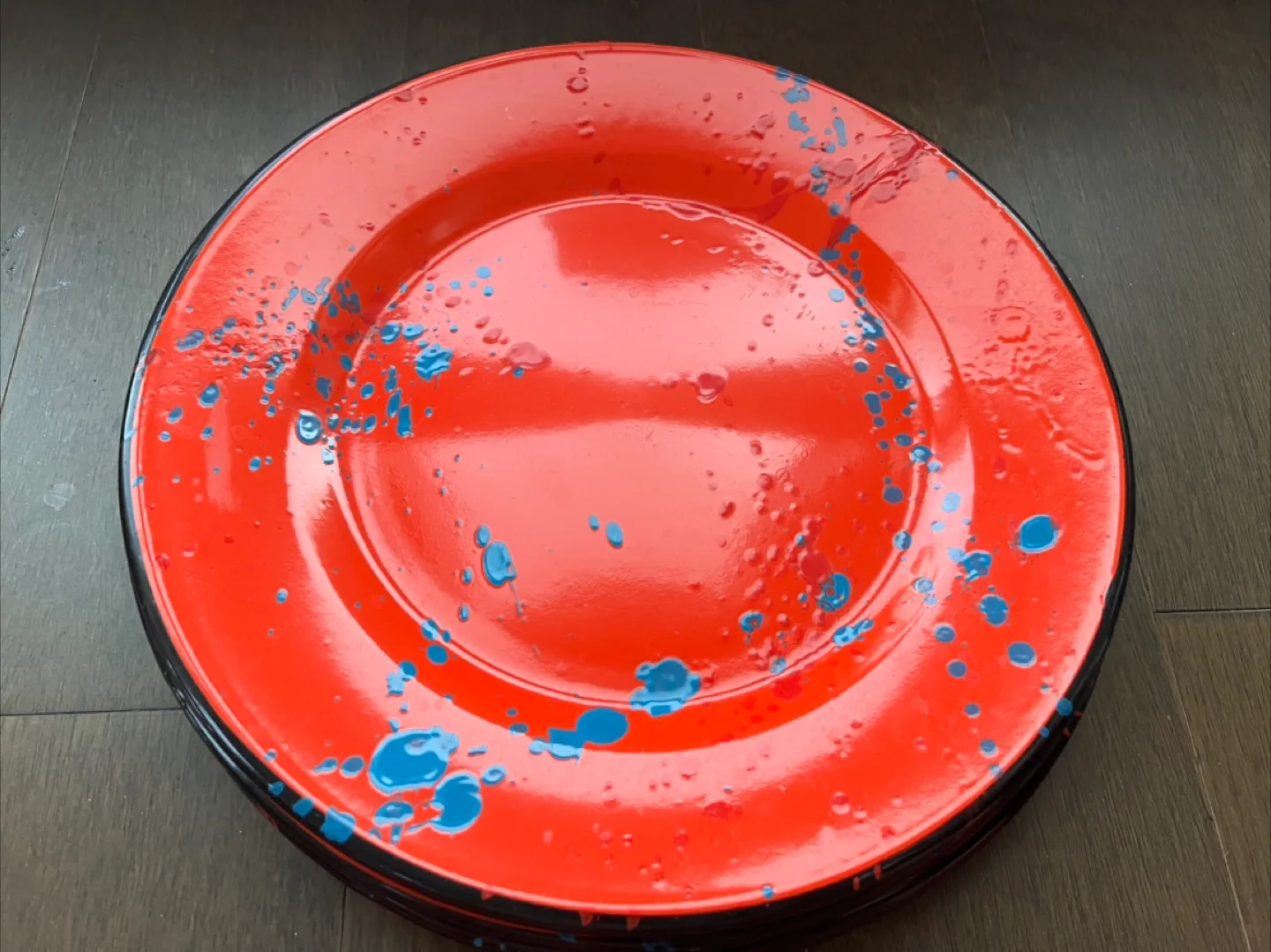 Vintage hand painted plates thumbnail