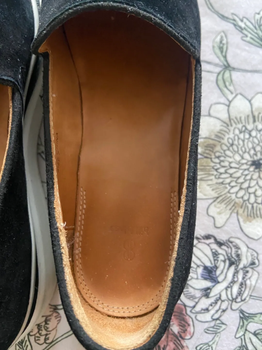 Bill Blass Black Suede Slip-On Sneakers, Size 7 image indicator(4)