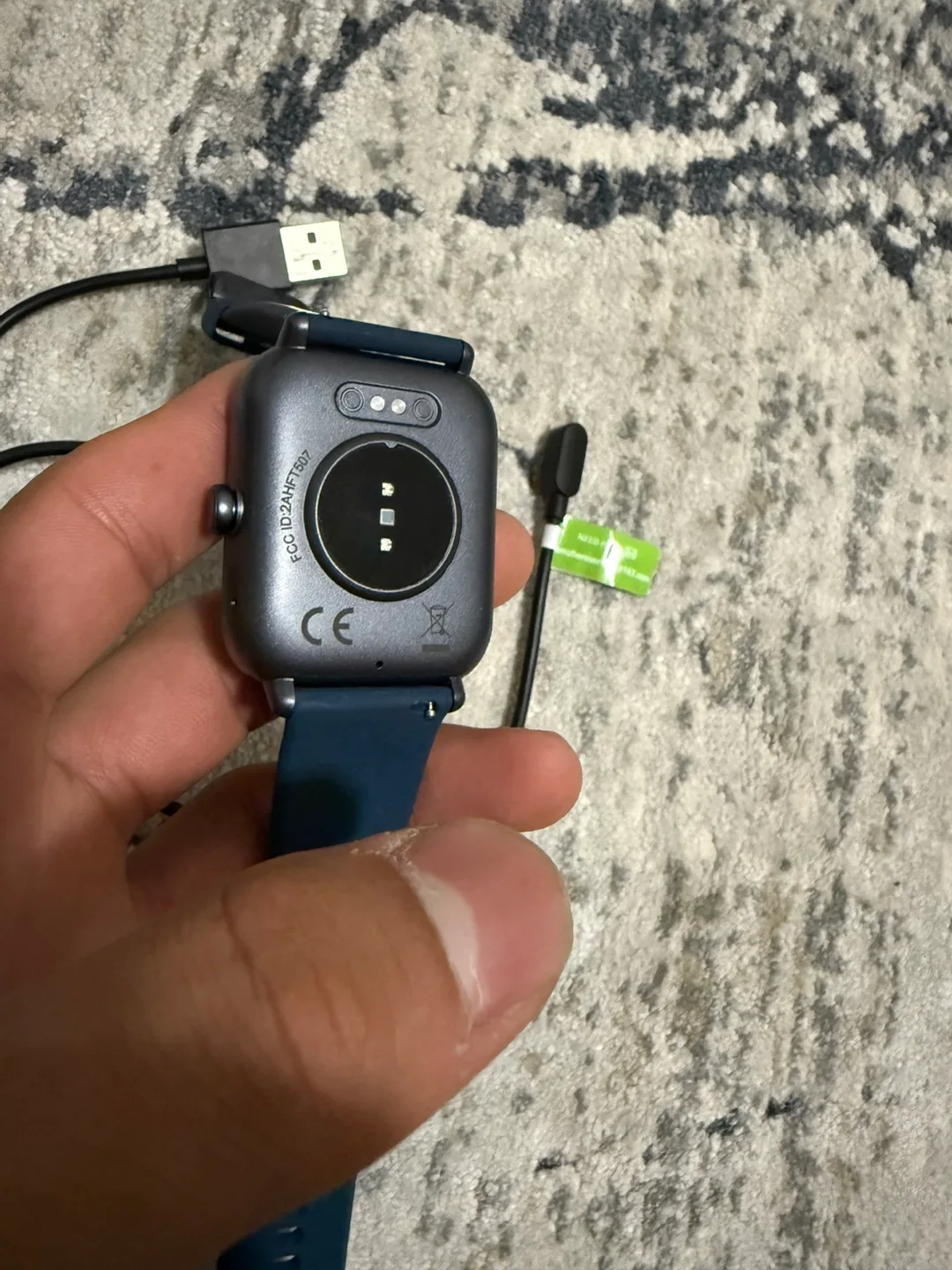 Noise ColorFit Caliber IDW19 Smartwatch - Blue image indicator(3)