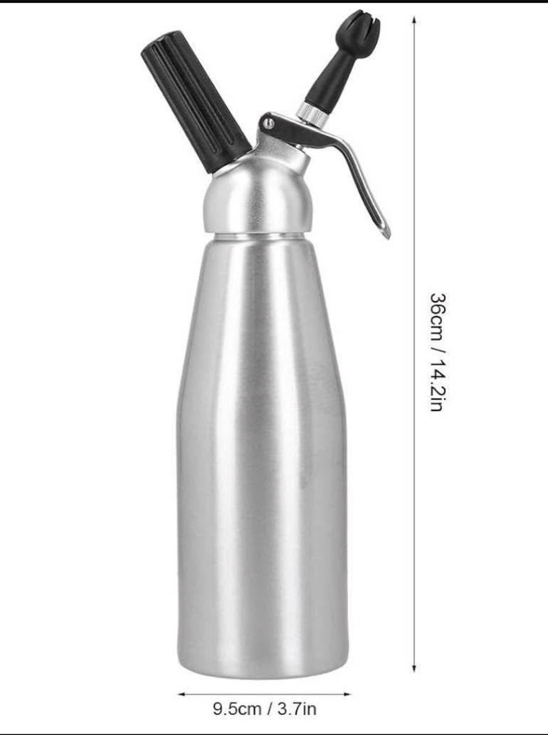 Whipped Cream Dispenser - Silver
