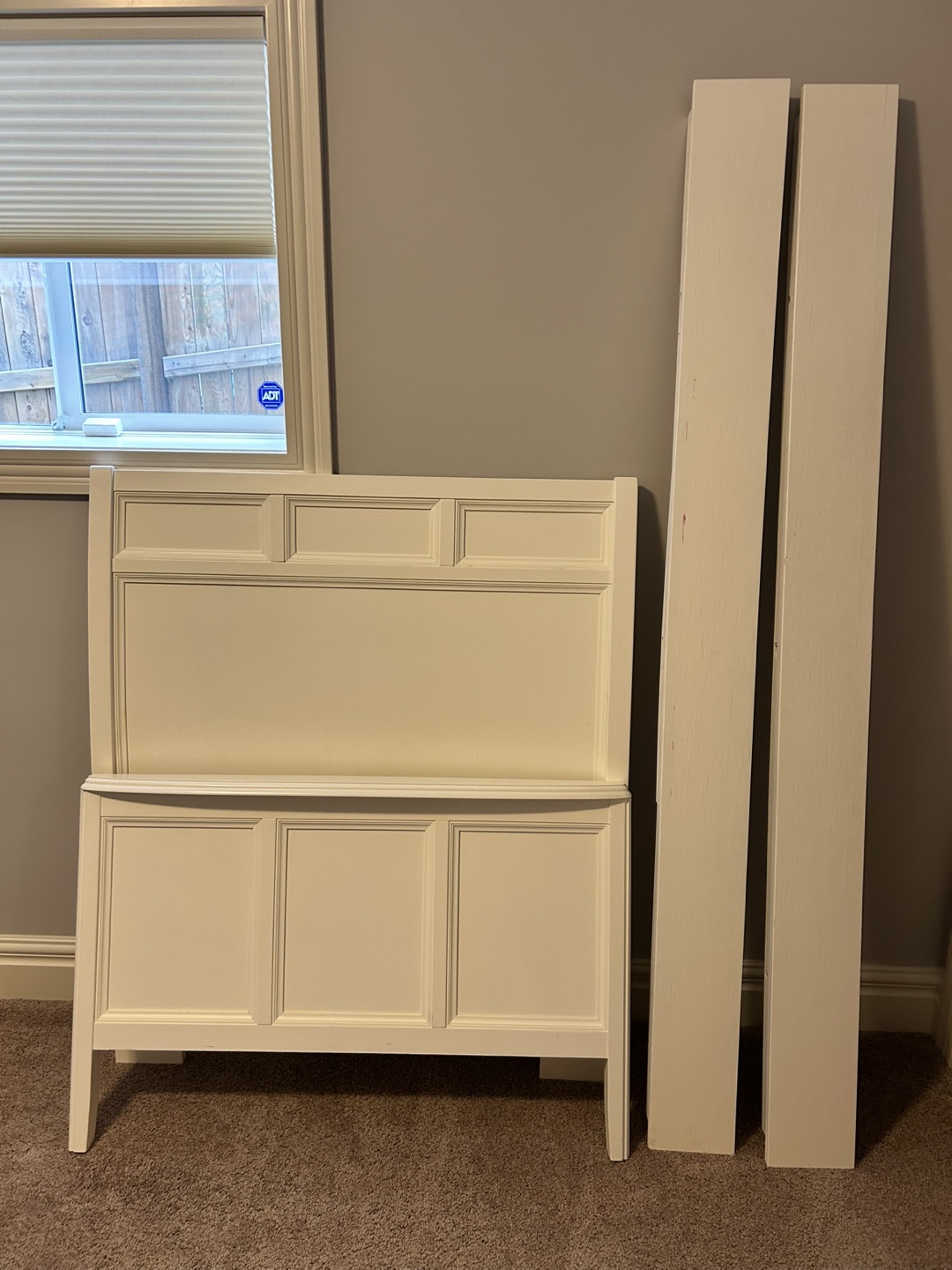 White Single Bed Frame