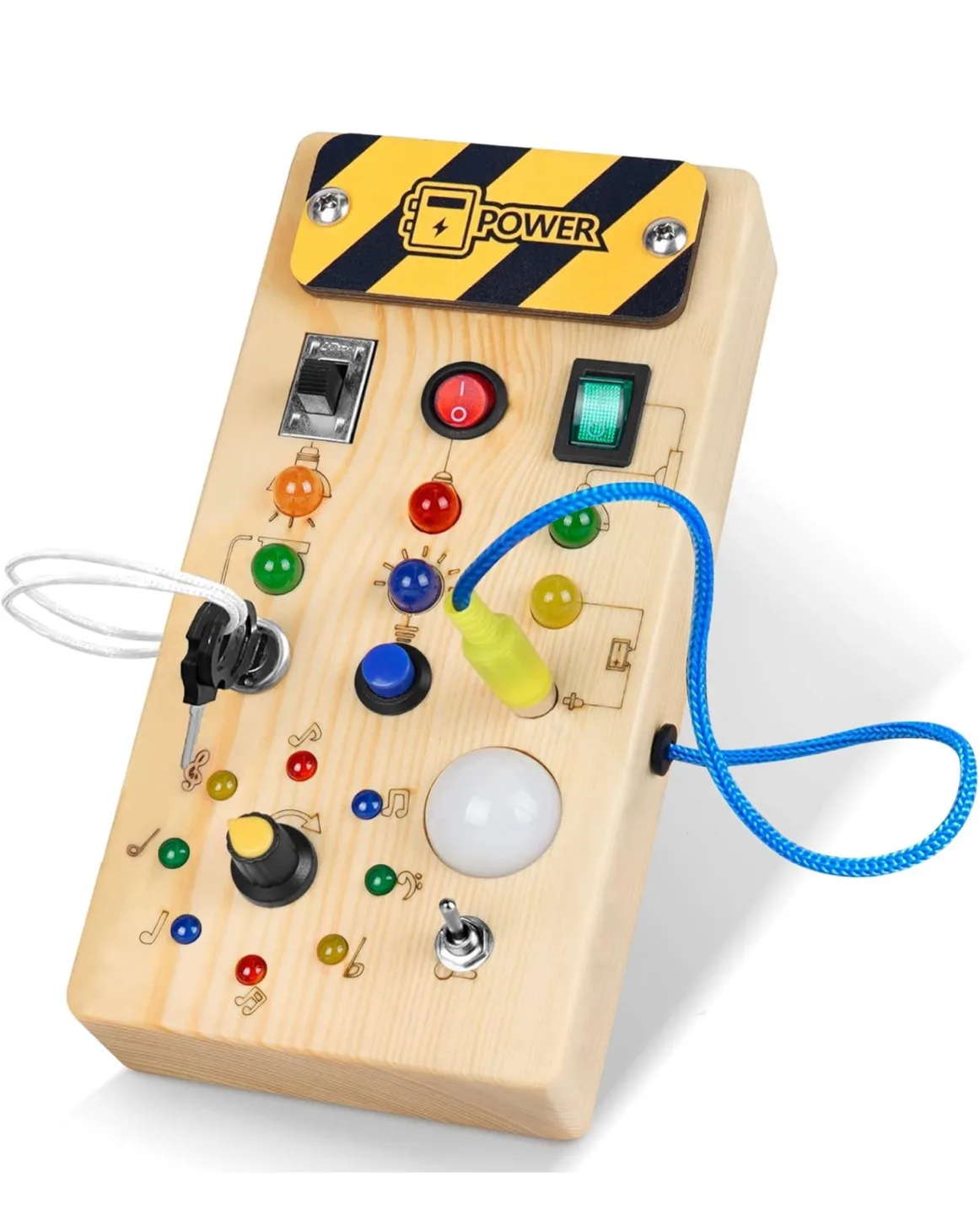Wooden Busy Board for Toddlers thumbnail