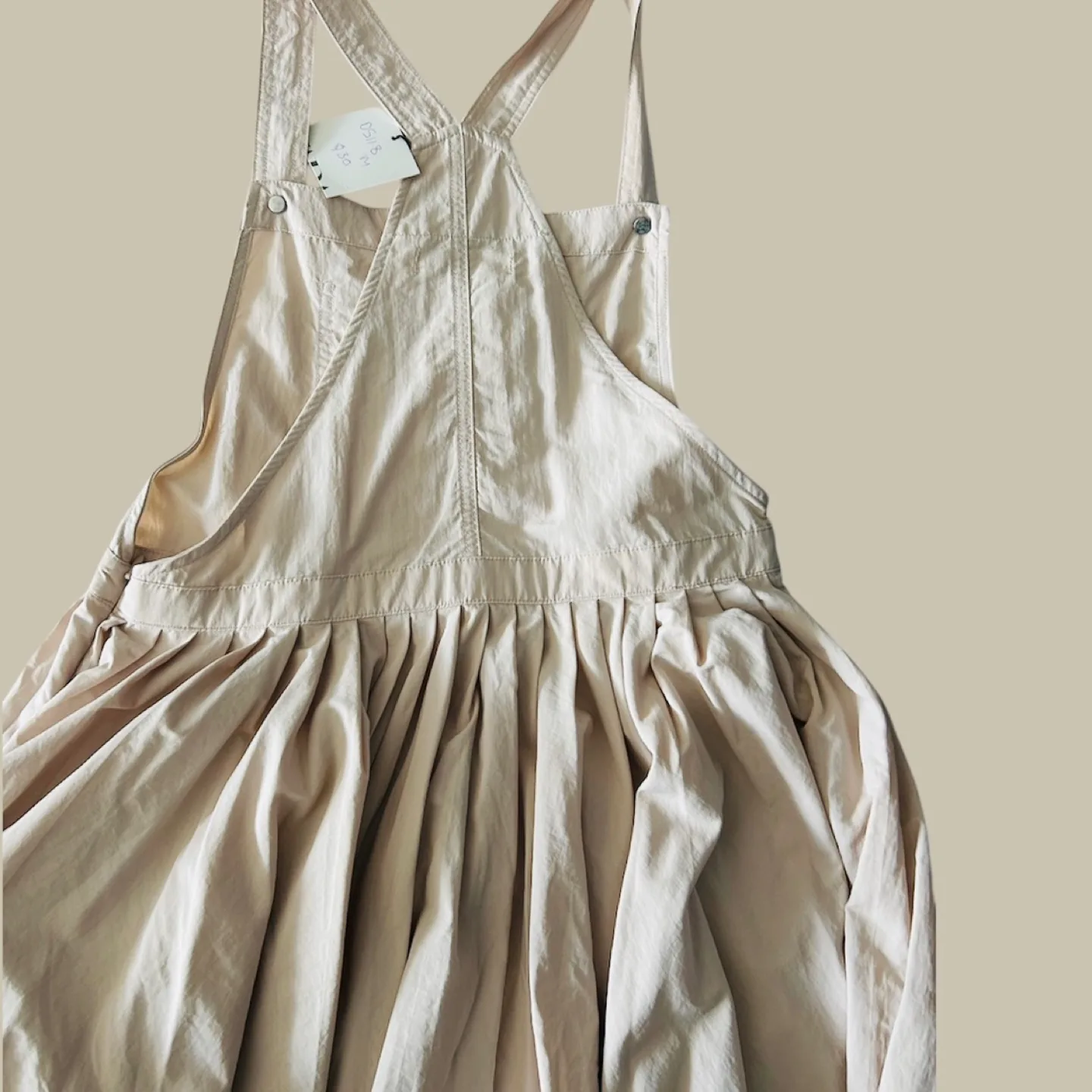 Beige Pinafore Dress image indicator(2)