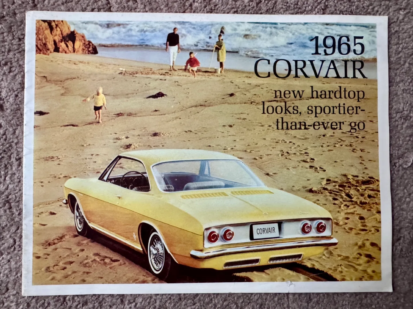 Vintage 1965 Corvair brochure thumbnail
