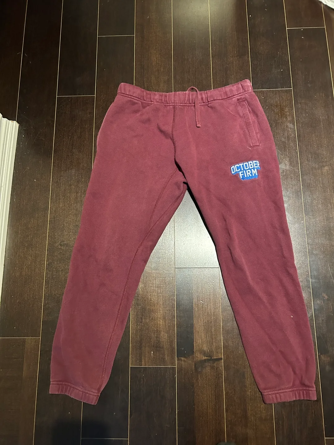 October's Very Own (OVO) Sweatpants - Maroon thumbnail