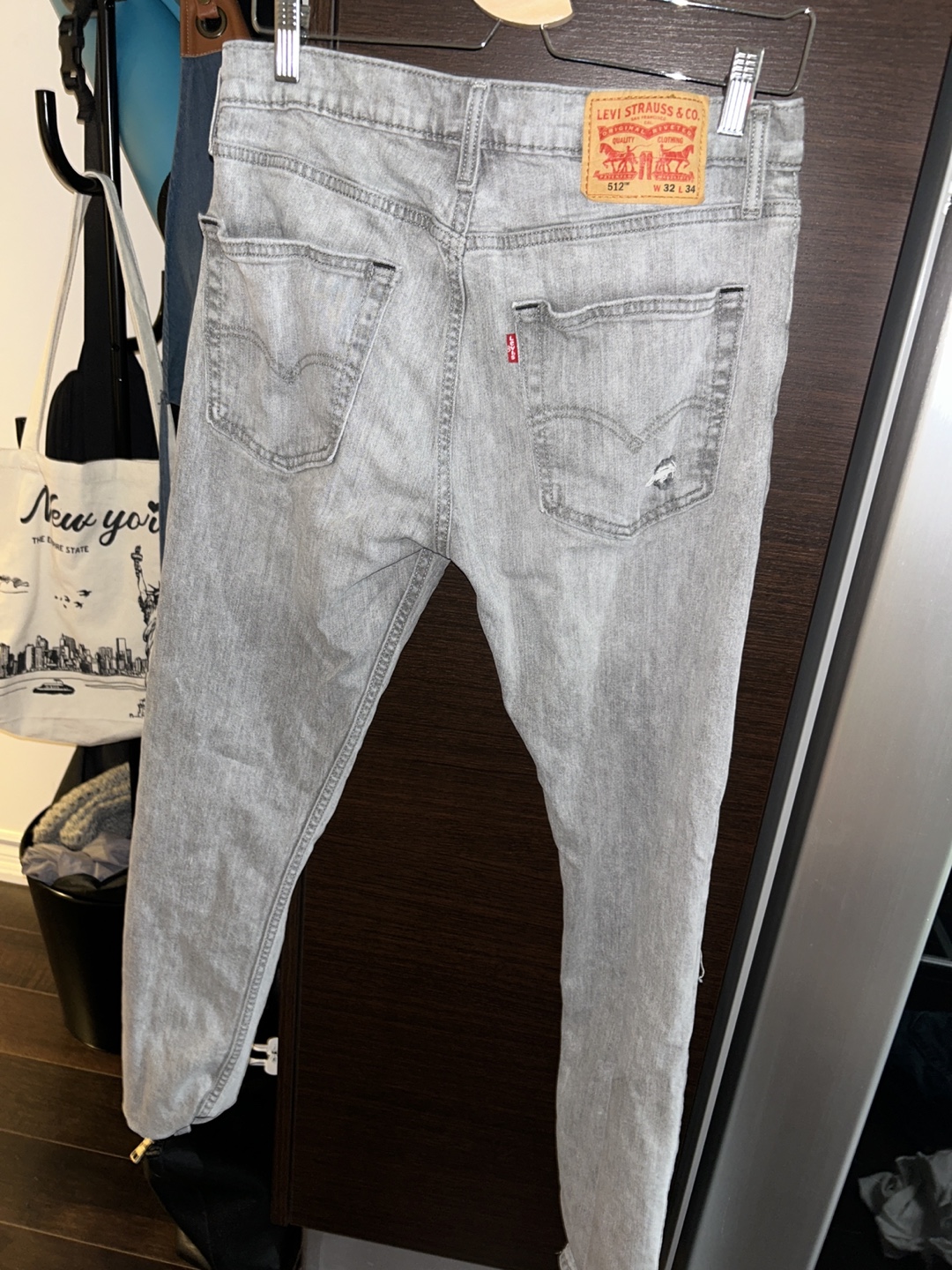 Levi's 512 Slim Taper Grey Jeans, 32x34 - photo 2