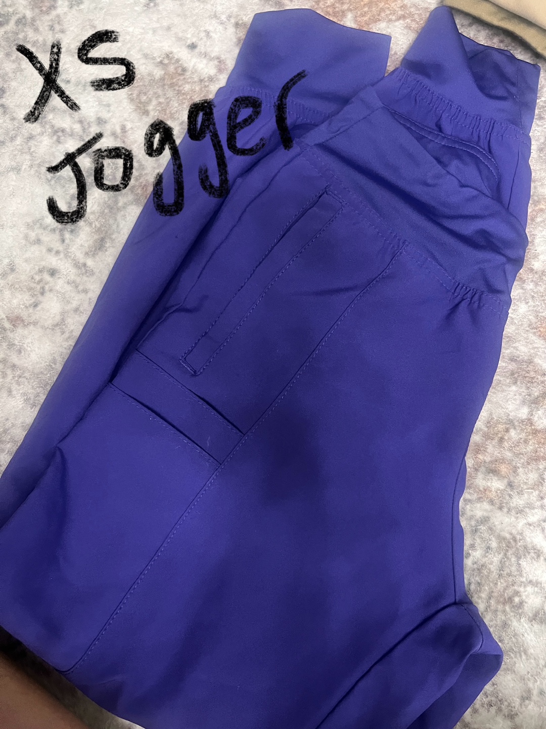 Purple/NYU scrub pants - photo 2