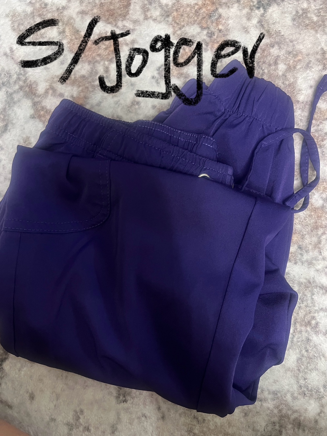 Purple/NYU scrub pants - photo 4