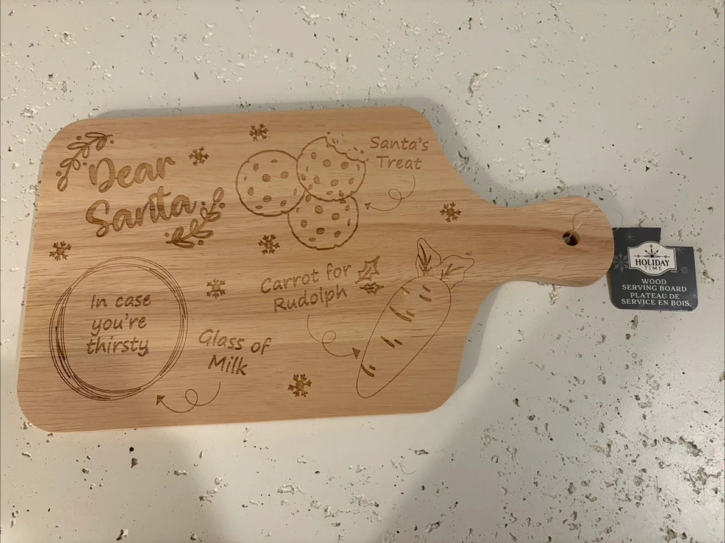 Christmas Wood Serving Board thumbnail