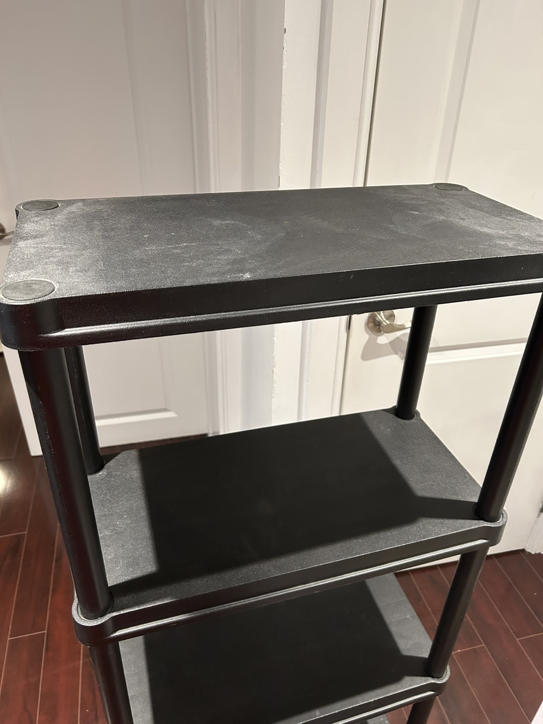 Black 4-Tier Storage Shelf - 54" Height - photo 3