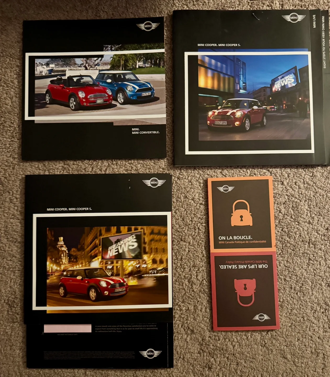 MINI Cooper & Convertible Brochure Set thumbnail